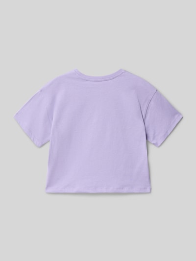 Calvin Klein Jeans Regular Fit T-Shirt aus reiner Baumwolle Lavender 3