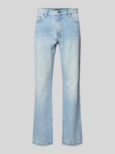 MCNEAL Loose fit jeans met 5-pocketmodel Lichtblauw gemêleerd - 1