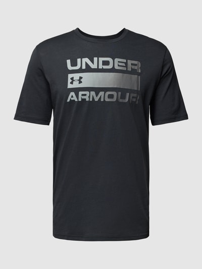 Under Armour T-shirt z nadrukiem z logo Czarny 2