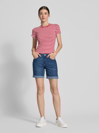 Tom Tailor Slim fit korte jeans van katoenmix, model 'ALEXA' Jeansblauw - 1