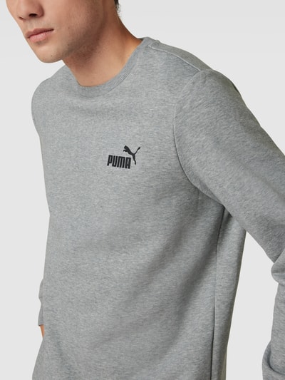 PUMA PERFORMANCE Sweatshirt mit Label-Detail Mittelgrau 3