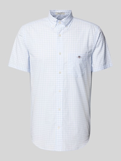 Gant Freizeithemd mit Button-Down-Kragen Hellblau 2