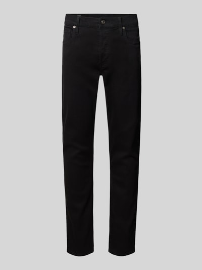 Produktfoto, Slim Fit Jeans im 5-pocketmodel van G-Star Raw in zwart katoenmix met stretch, knoop- en ritssluiting, heren, maat 32/32, bandwijdte 46 cm, binnenbeenlengte 80 cm