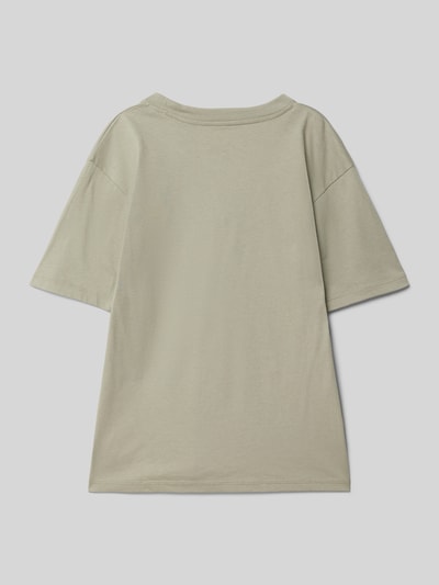 Calvin Klein Jeans T-Shirt mit Label-Print Beige 3