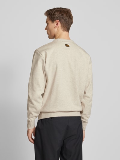 G-Star Raw Loose Fit Sweatshirt aus Baumwoll-Mix Modell 'NIFOUS' Offwhite Melange 5