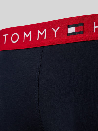 Tommy Hilfiger Trunks mit elastischem Logo-Bund im 3er-Pack Dunkelblau 2