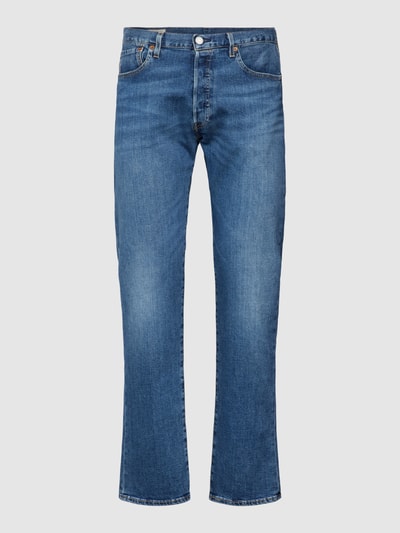 Levi's® Jeansy o kroju straight fit z 5 kieszeniami model ‘501 UBBLES’ Jeansowy niebieski 2