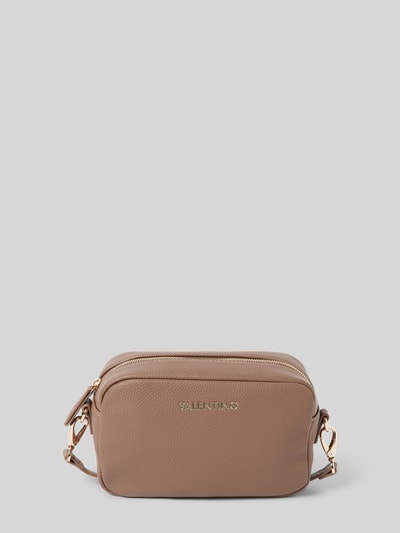 VALENTINO BAGS Handtasche mit Label-Applikation Modell 'BRIXTON' Taupe 1