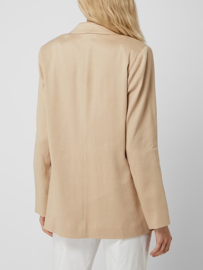 s.Oliver BLACK LABEL Blazer van linnenmix Beige - 5