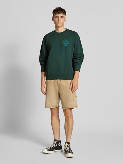 Edwin Sweatshirt met ronde hals Donkergroen - 1