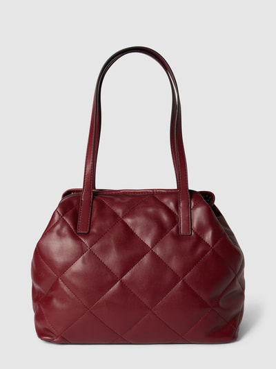 Guess Tote bag in doorgestikte look, model 'VIKKY' Bordeaux - 5