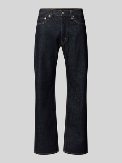 Produktfoto, ciemnoniebieskie jeansy o kroju relaxed fit z bawełnianego denimu Relaxed Fit Jeans aus reiner Baumwolle Modell '555' von Levi's®, Herren Relaxed Fit Jeans