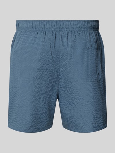 Selected Homme spodenki kąpielowe z dodatkiem bawełny model 'COOPER' Szaroniebieski 3