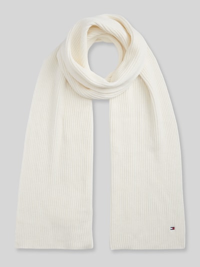 Tommy Hilfiger Schal mit Logo-Detail Offwhite 1