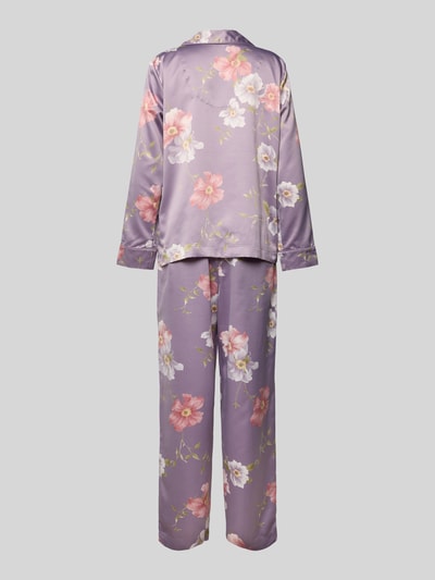 Lauren Ralph Lauren Pyjama met reverskraag Lila - 3