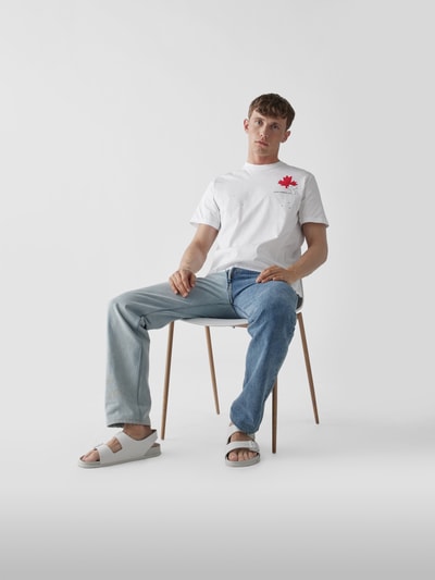 Dsquared2 T-Shirt mit Label-Print Weiß 6