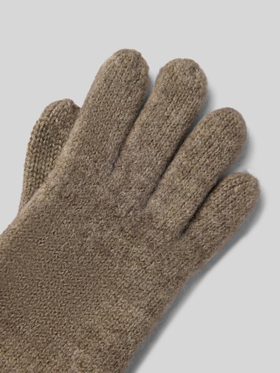 Roeckl Walkhandschuhe aus reiner Schurwolle Taupe 3