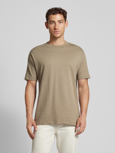 SELECTED HOMME Relaxed Fit T-Shirt mit Rundhalsausschnitt Modell 'COLMAN' Oliv 4