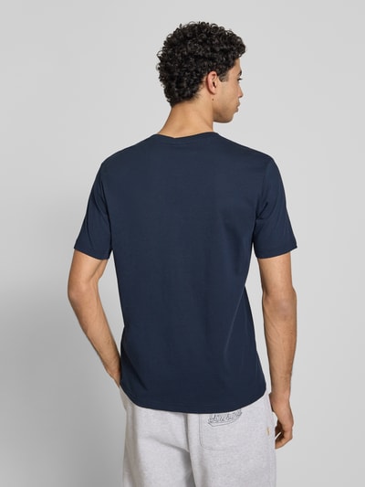 Champion T-Shirt mit Label-Stitchings und Rundhalsausschnitt Marine 5