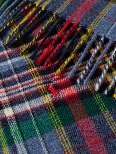 Polo Ralph Lauren Sjaal met labelstitching Koningsblauw - 2