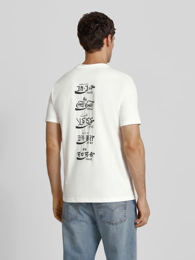 Antony Morato T-shirt met labelprint Wit - 5