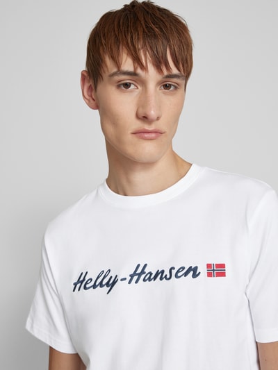 Helly Hansen T-Shirt mit Label-Print Weiss 3