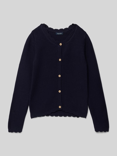 Blue Seven Regular Fit Jacke in Strick-Optik Marine 1