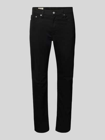 Levi's® Tapered fit jeans in 5-pocketmodel, model '502 NIGHTSHINE' Zwart - 2