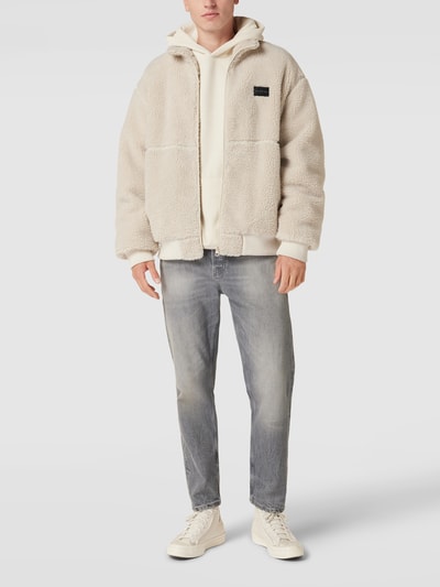 Calvin Klein Jeans Jacke mit Teddyfell Offwhite 1