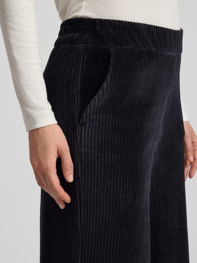 Smith and Soul Corduroy broek met steekzakken en elastische band Antraciet - 3