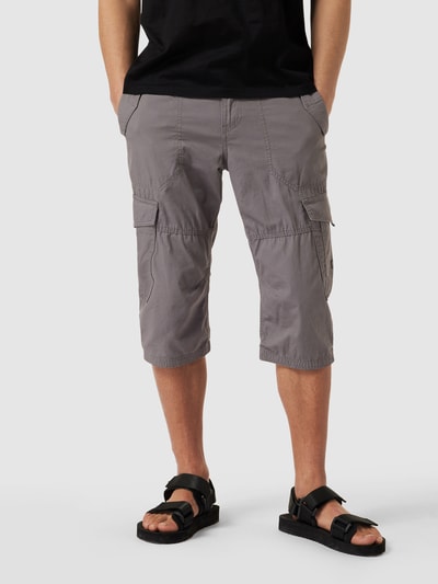 Tom Tailor Cargoshorts mit Label-Details Dunkelgrau 4