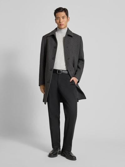 MCNEAL Rollkragenpullover aus Viskose-Mix Mittelgrau Melange 1