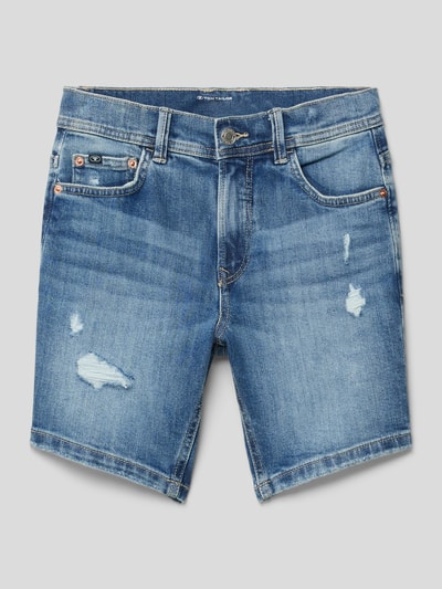 Tom Tailor Bermudas im Destroyed-Look Blau 1