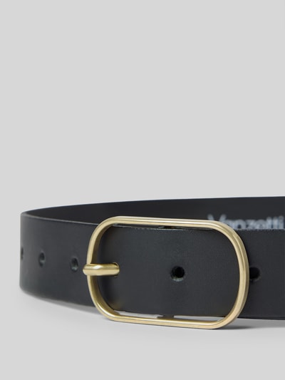 Vanzetti Ledergürtel mit Dornschließe Modell 'New Base Line' Black 2