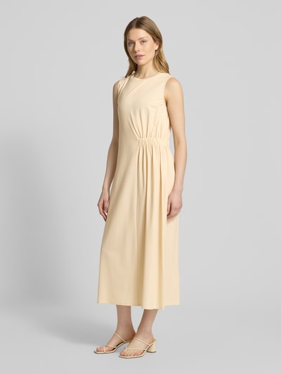 Weekend Max Mara Midi-jurk met plooien opzij, model 'TENEBRE' Offwhite - 1