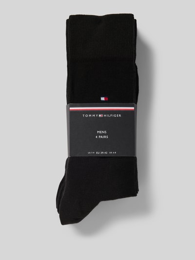 Tommy Hilfiger Kousen van katoenmix in een set van 4 paar Zwart - 3