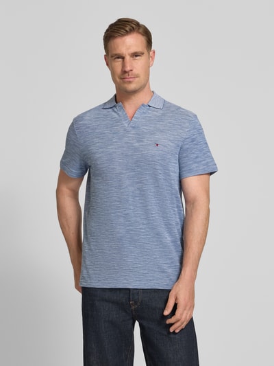 Tommy Hilfiger regular fit poloshirt van puur katoen Jeansblauw - 4