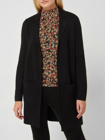 Vero Moda Longcardigan mit Reverskragen Modell 'Tasty' Black 4