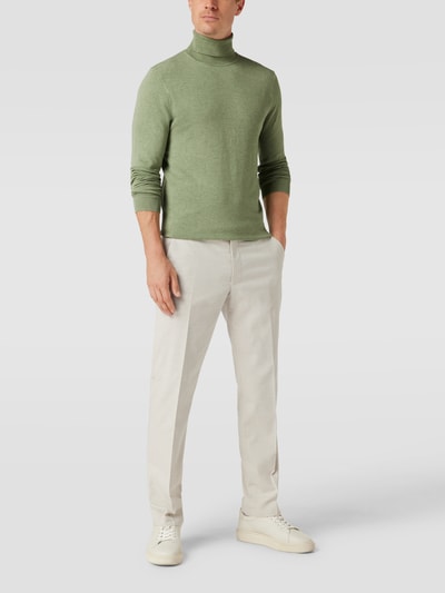 MCNEAL Longsleeve mit geripptem Rollkragen Mint meliert 1
