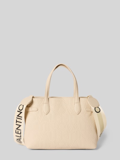 Valentino Bags Torebka ze wzorem z logo model ‘PANSY’ Écru 3
