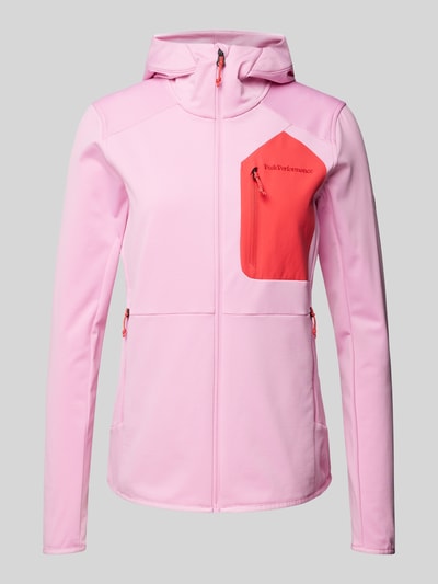 PEAK PERFORMANCE Softshell-Jacke mit Reißverschlusstaschen Modell 'Utility' Rosa 2