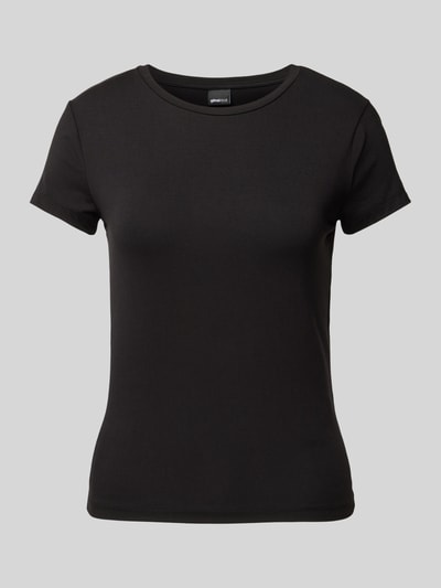 Gina Tricot T-Shirt mit Rundhalsausschnitt Black 2