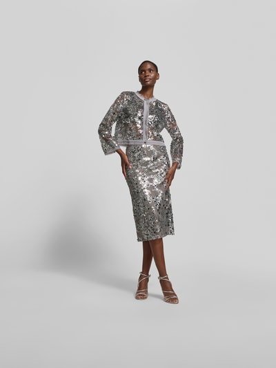 BAUM & PFERDGARTEN Bluse mit Allover-Pailettenbesatz Silber 1