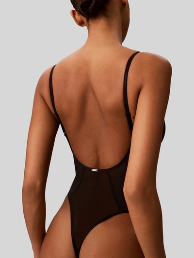 Calvin Klein Underwear Shapewear body met diepe v-hals Zwart - 6