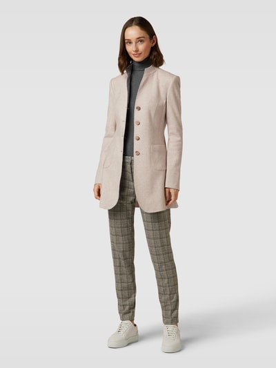 WHITE LABEL Blazer mit Stehkragen Sand 1