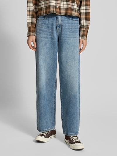 ONLY Wide Leg Jeans aus reiner Baumwolle Modell 'HOPE' Jeansblau Melange 4