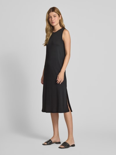Vila Midi-jurk met ronde hals, model 'MODALA' Zwart - 1