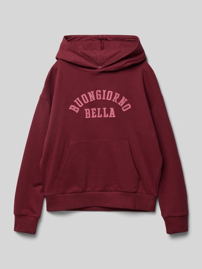 Mango Hoodie mit Kapuze Modell 'bella' Bordeaux 1