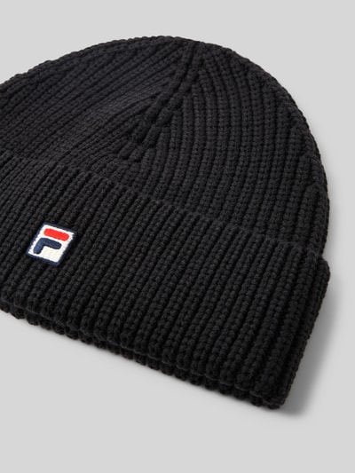 FILA Czapka beanie z wyhaftowanym logo model ‘BIELLA’ Czarny 2