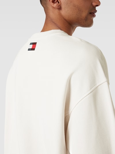 Tommy Hilfiger Sweatshirt mit Label-Stitching Weiss 3